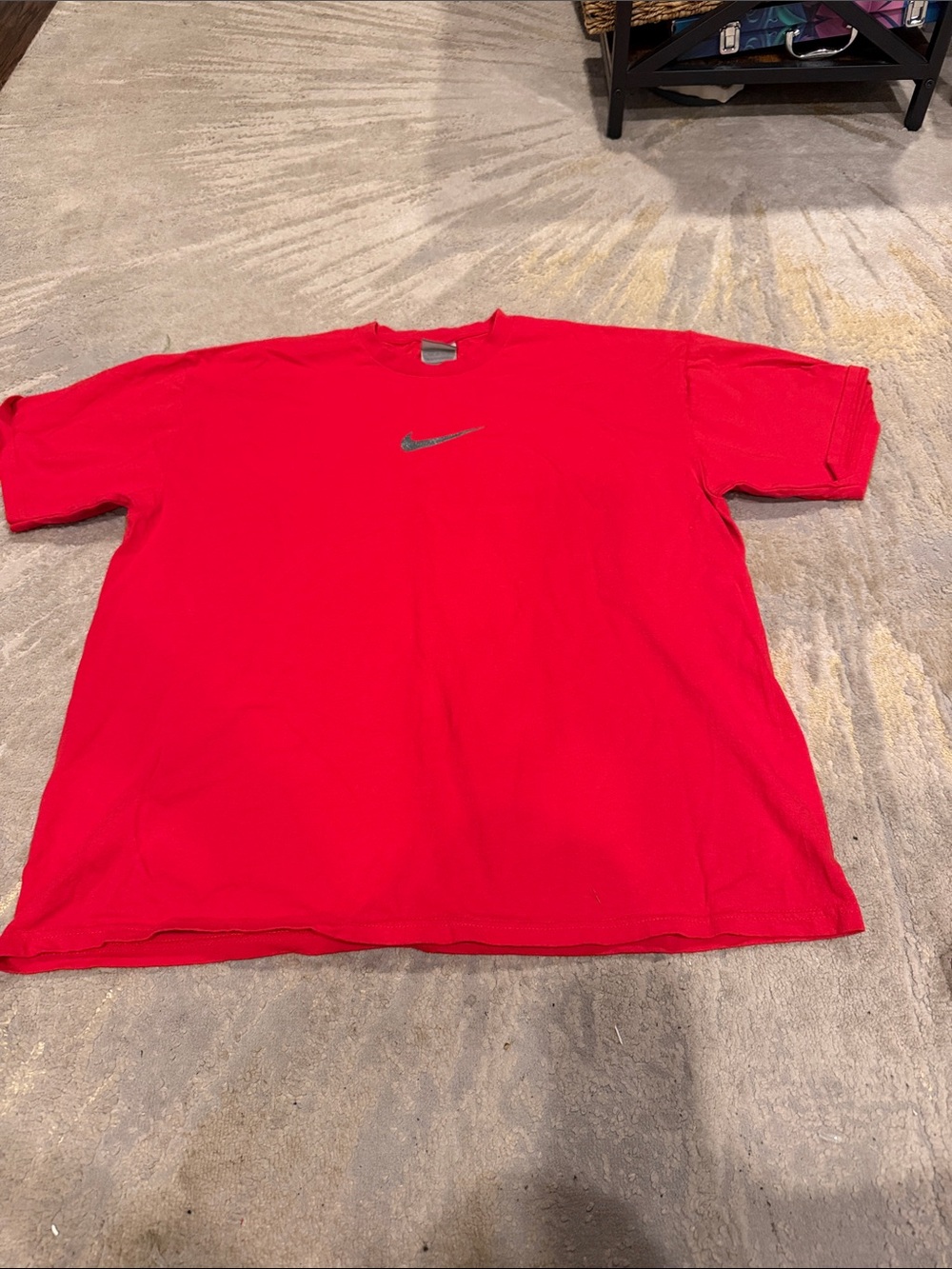 VTG Nike Center Swoosh Shirt Red Size XLarge Check measurements in EUC